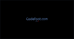 Desktop Screenshot of codefoot.com