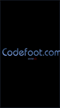 Mobile Screenshot of codefoot.com