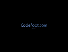 Tablet Screenshot of codefoot.com